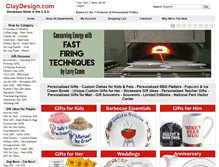 Tablet Screenshot of claydesign.com